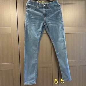Straight Leg Blue Jeans by Stanley